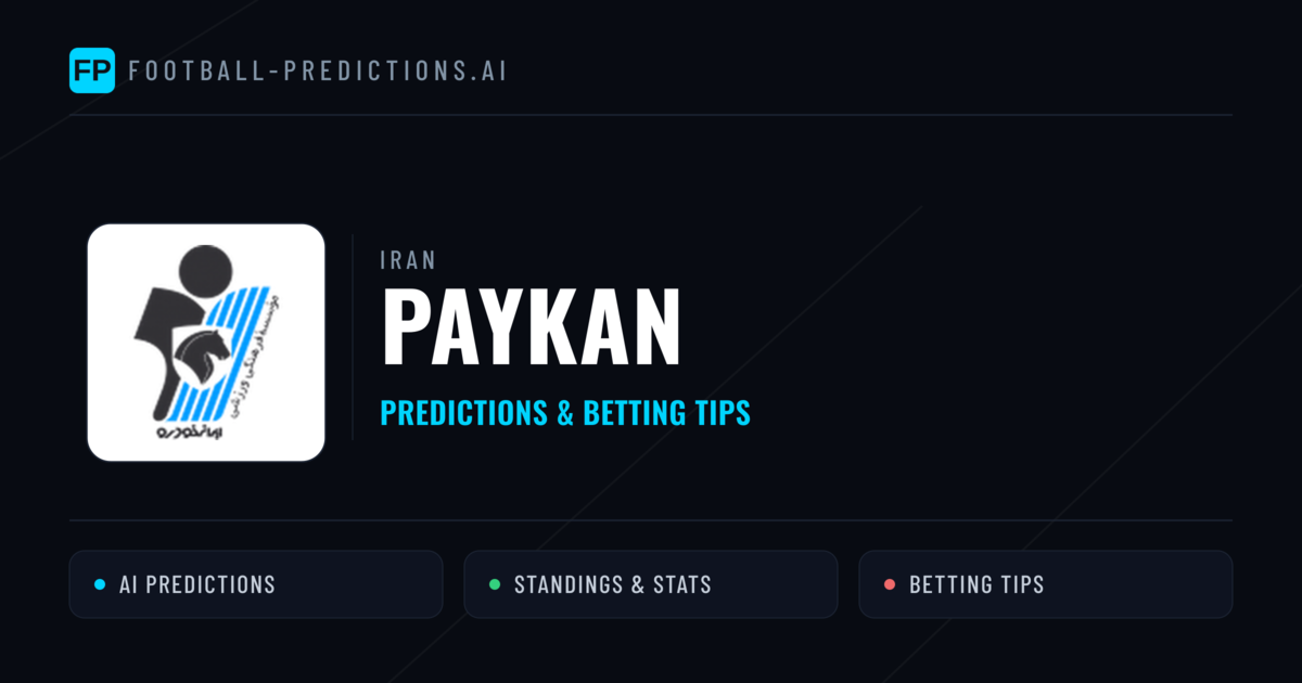 Paykan Predictions & Stats