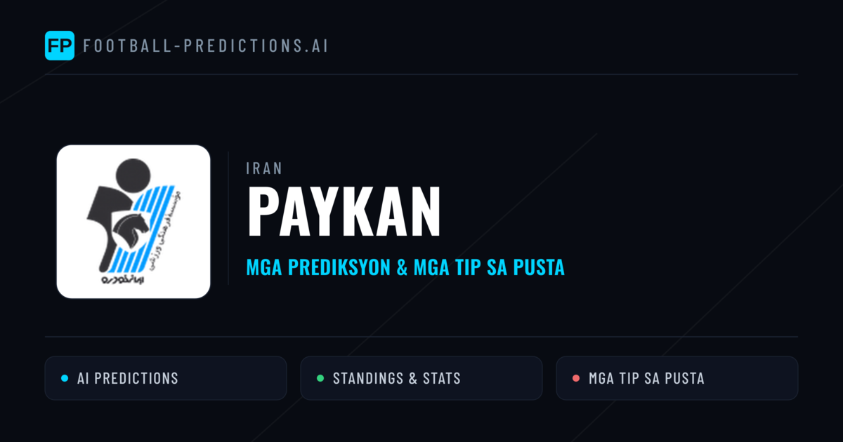 Paykan Predictions & Stats