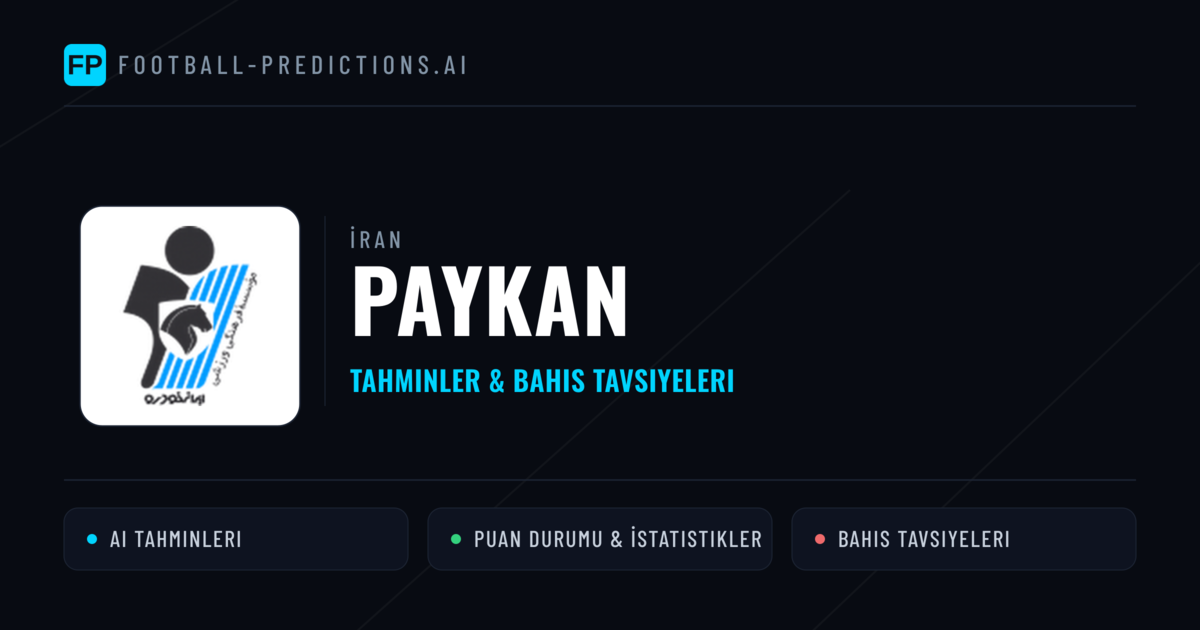 Paykan Tahminleri & İstatistikler