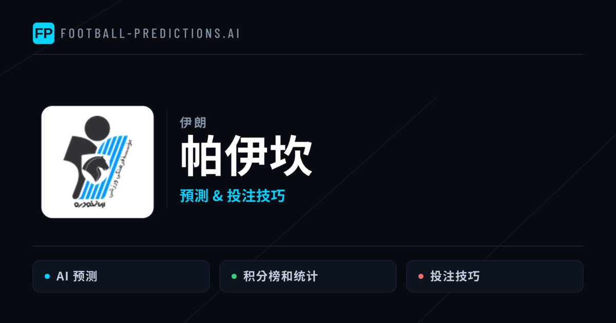 帕伊坎 運彩分析|足球預測與數據