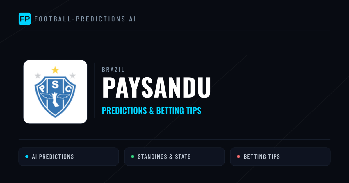 Paysandu Predictions & Stats
