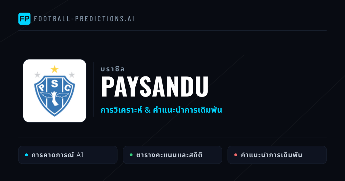 Paysandu การวิเคราะห์และสถิติ