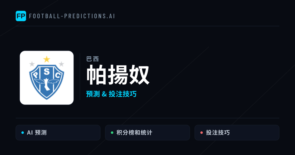 帕揚奴 運彩分析｜足球預測與數據