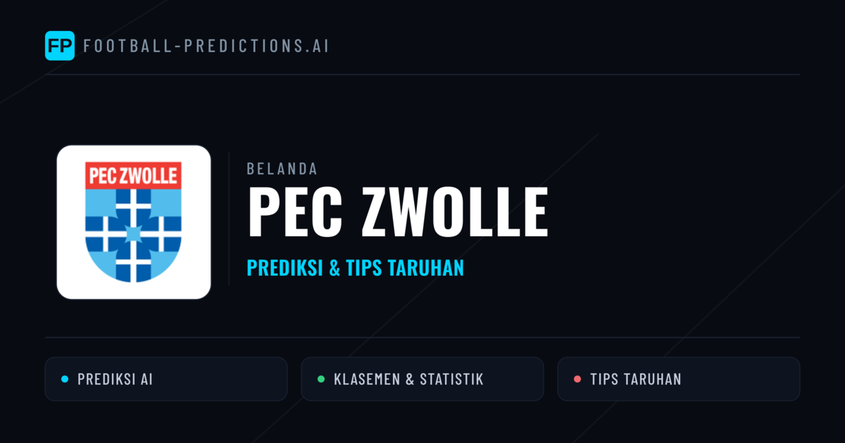 PEC Zwolle Prediksi & Statistik Piala Dunia