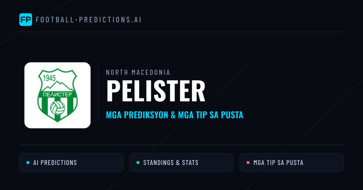 Pelister Predictions & Stats