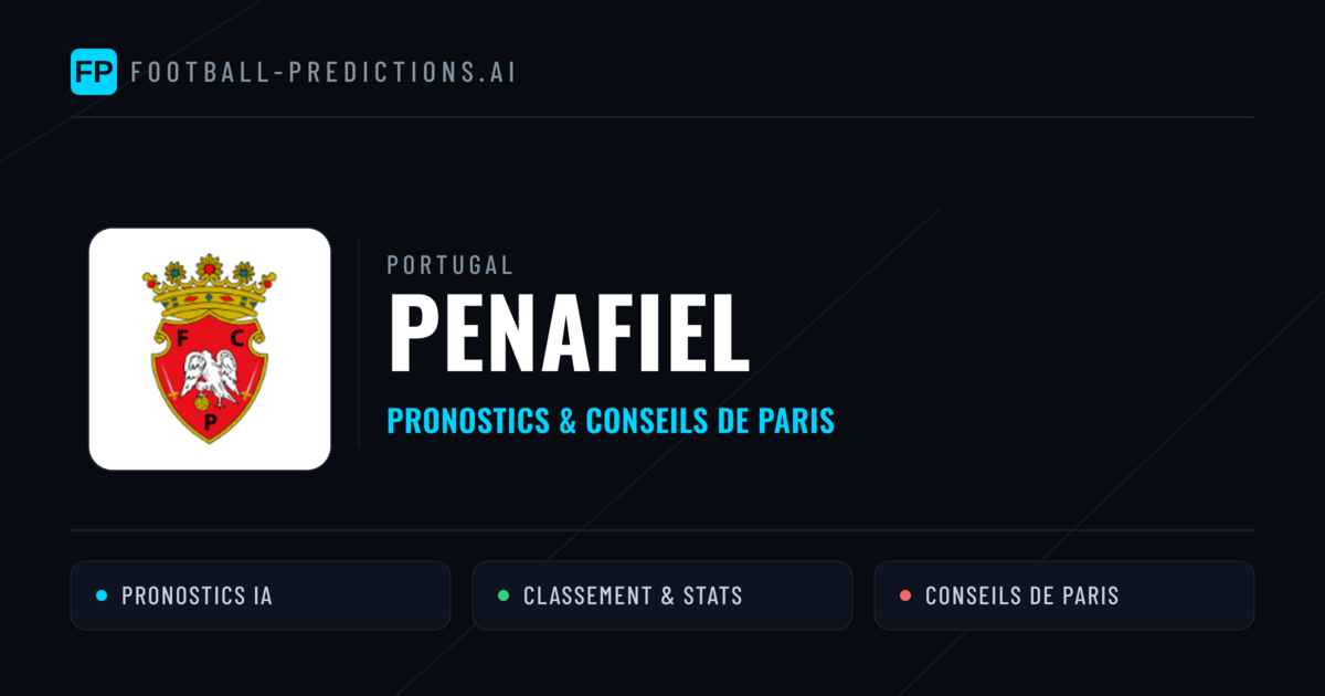 Penafiel Pronostics & Statistiques