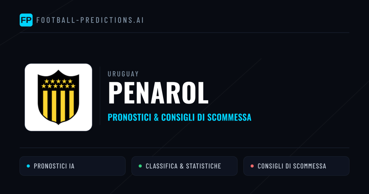 Pronostici e Statistiche Penarol