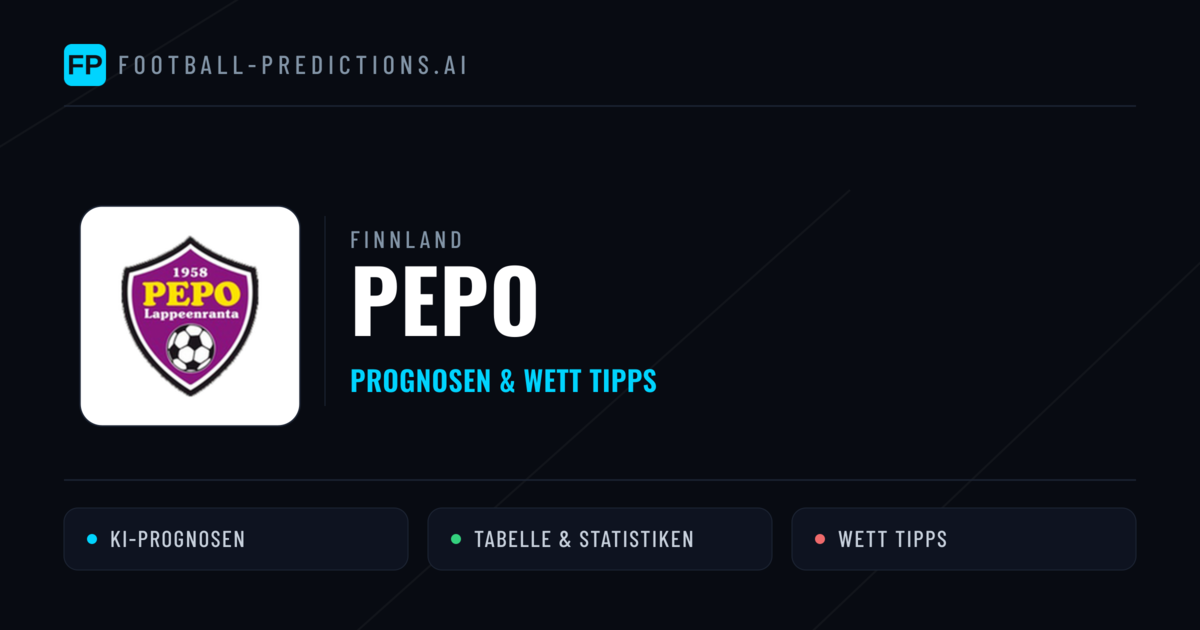 PEPO Prognosen & Statistiken