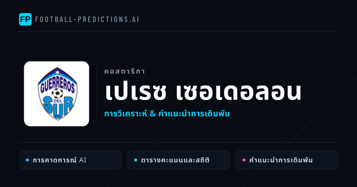 เปเรซ เซอเดอลอน การวิเคราะห์และสถิติ