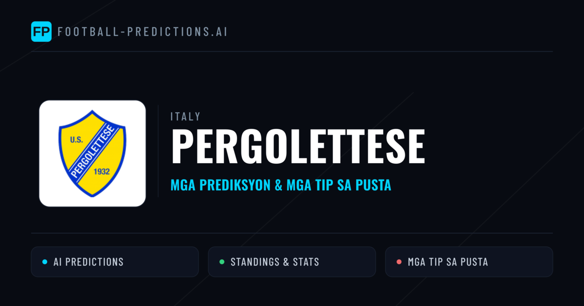 Pergolettese Predictions & Stats