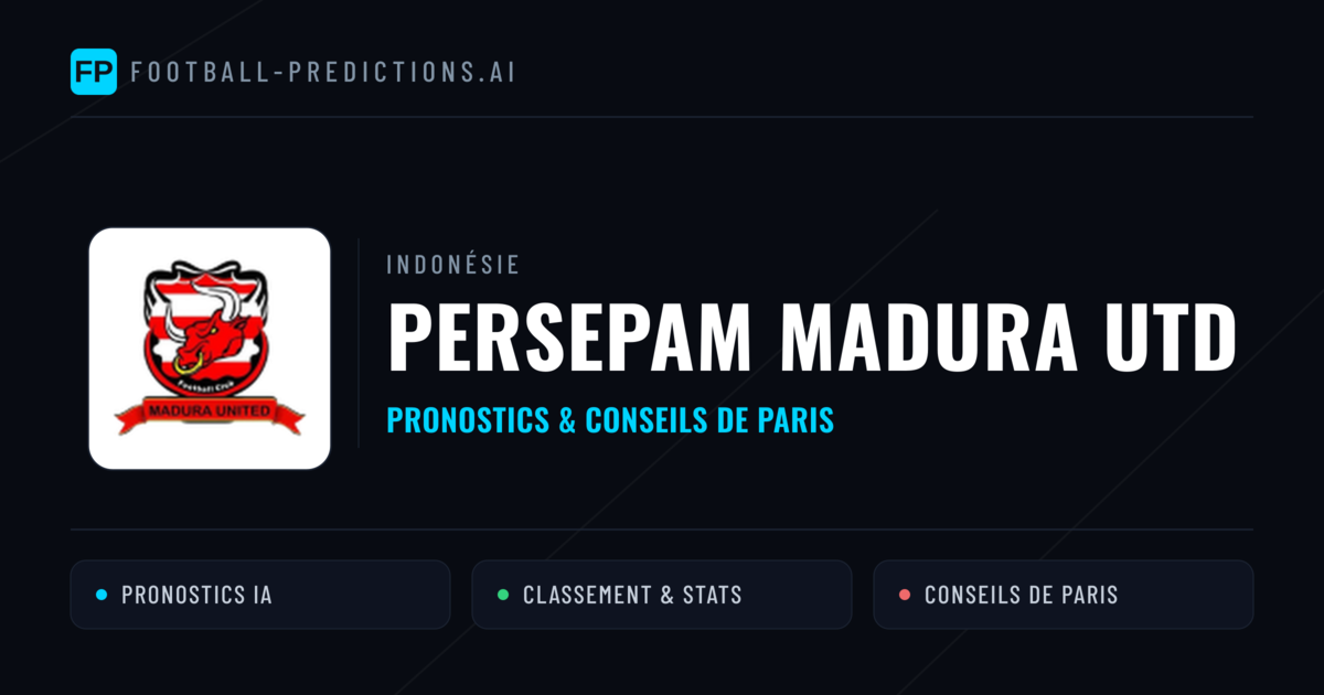 Persepam Madura Utd Pronostics & Statistiques