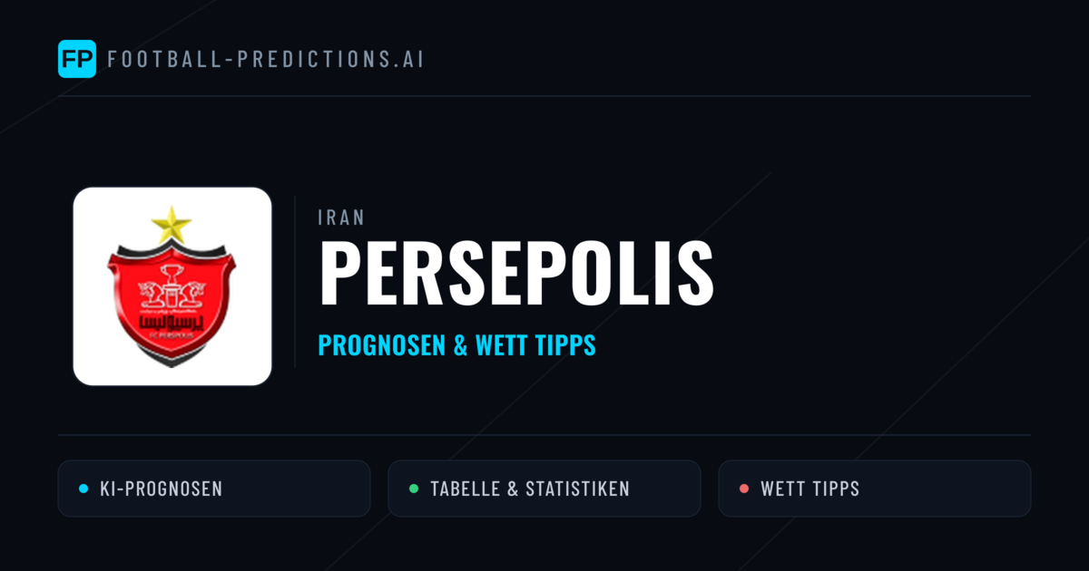 Persepolis Prognosen & Statistiken
