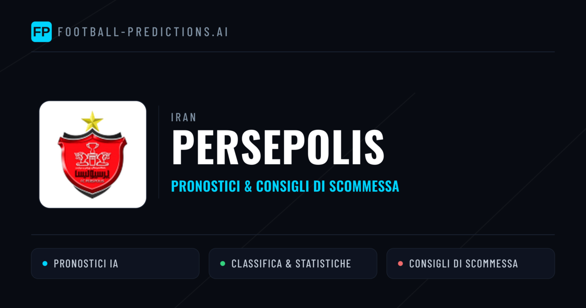 Pronostici e Statistiche Persepolis