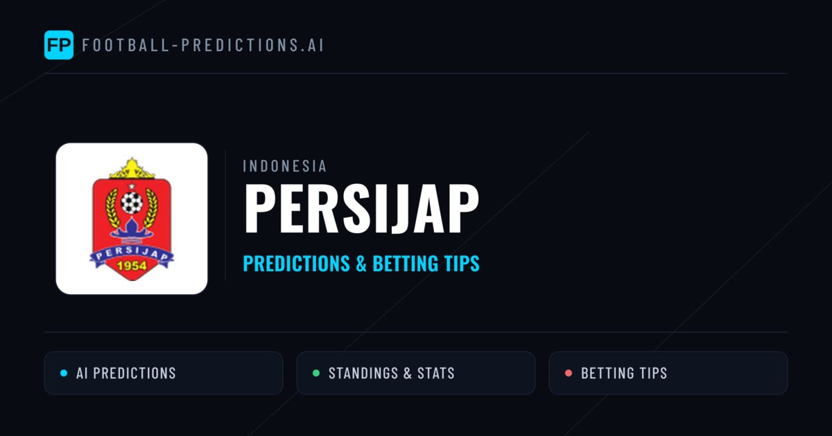 Persijap Predictions & Stats