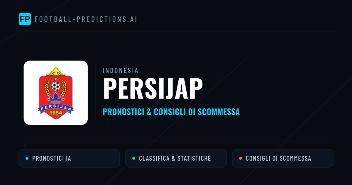 Pronostici e Statistiche Persijap