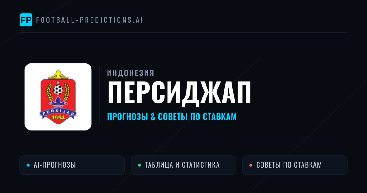 Персиджап прогнозы и статистика