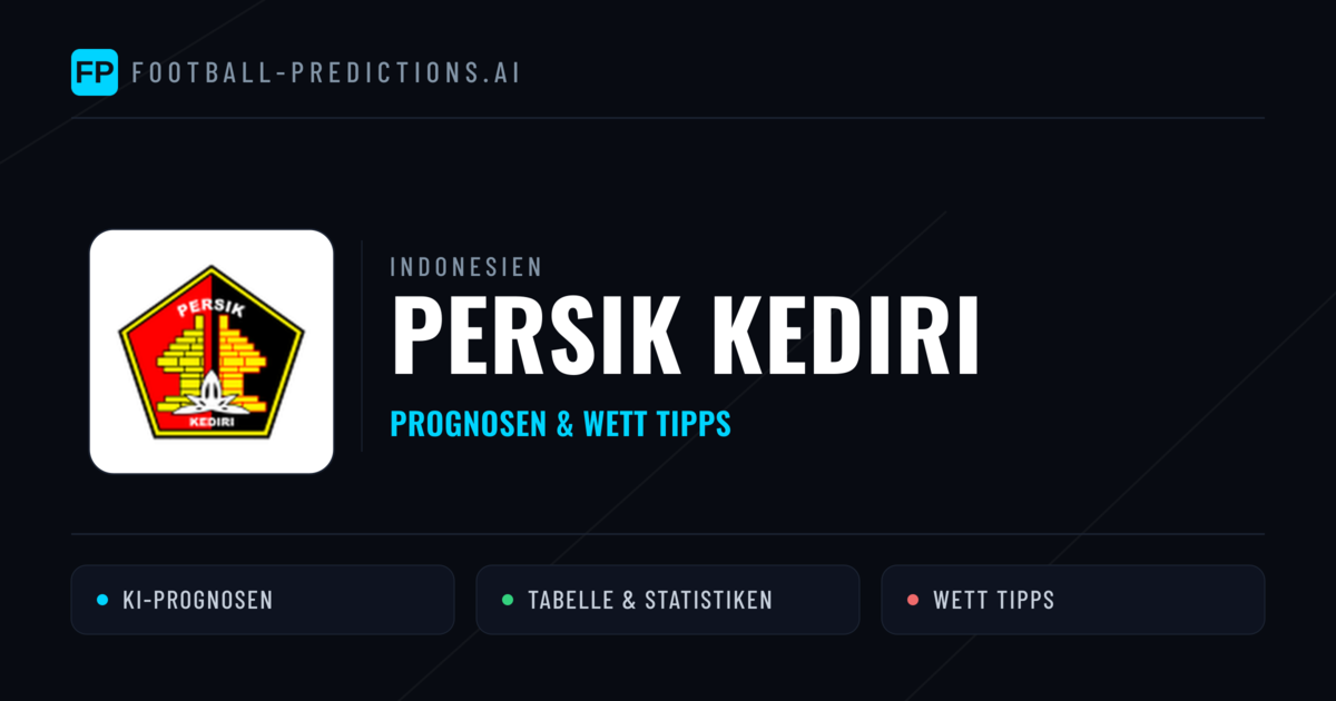 Persik Kediri Prognosen & Statistiken