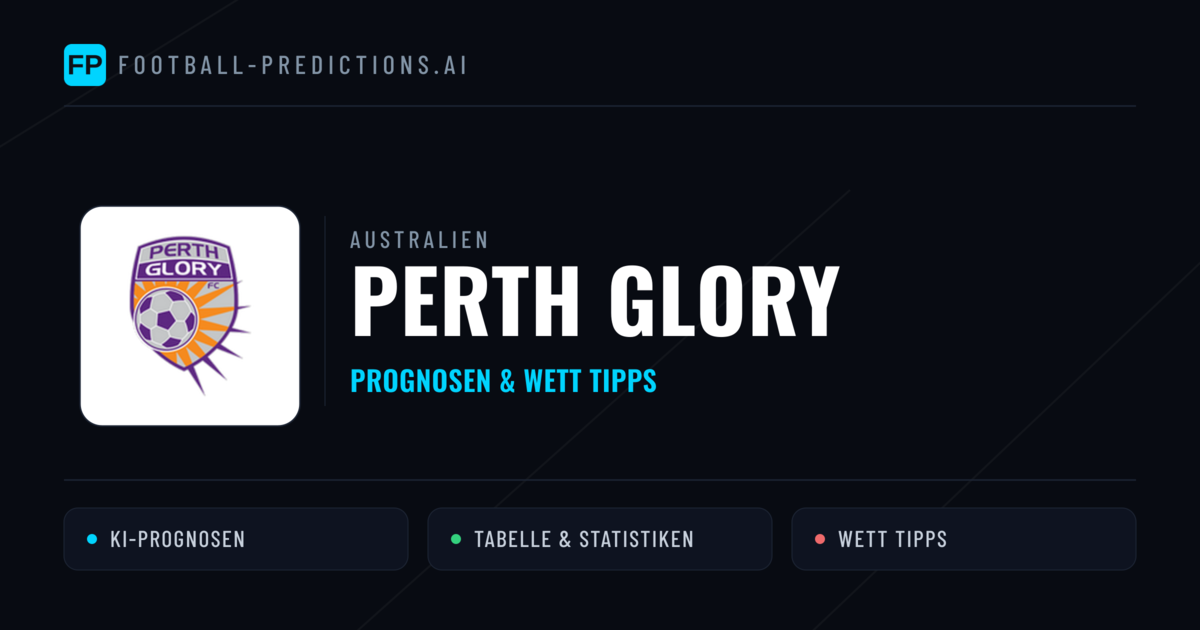 Perth Glory Prognosen & Statistiken