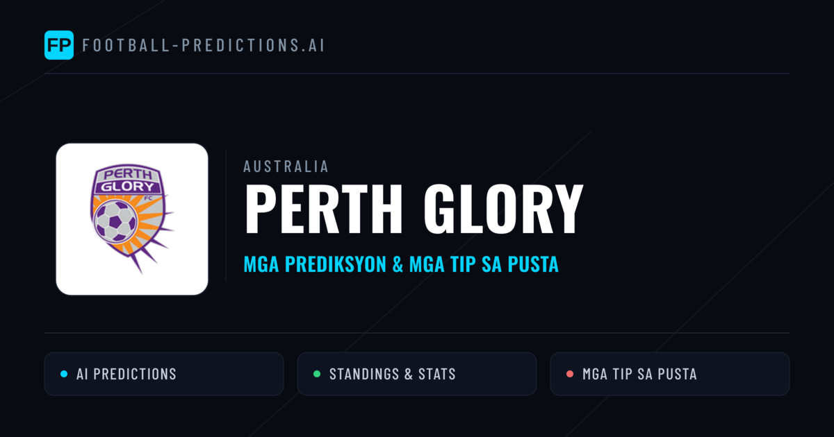 Perth Glory Predictions & Stats