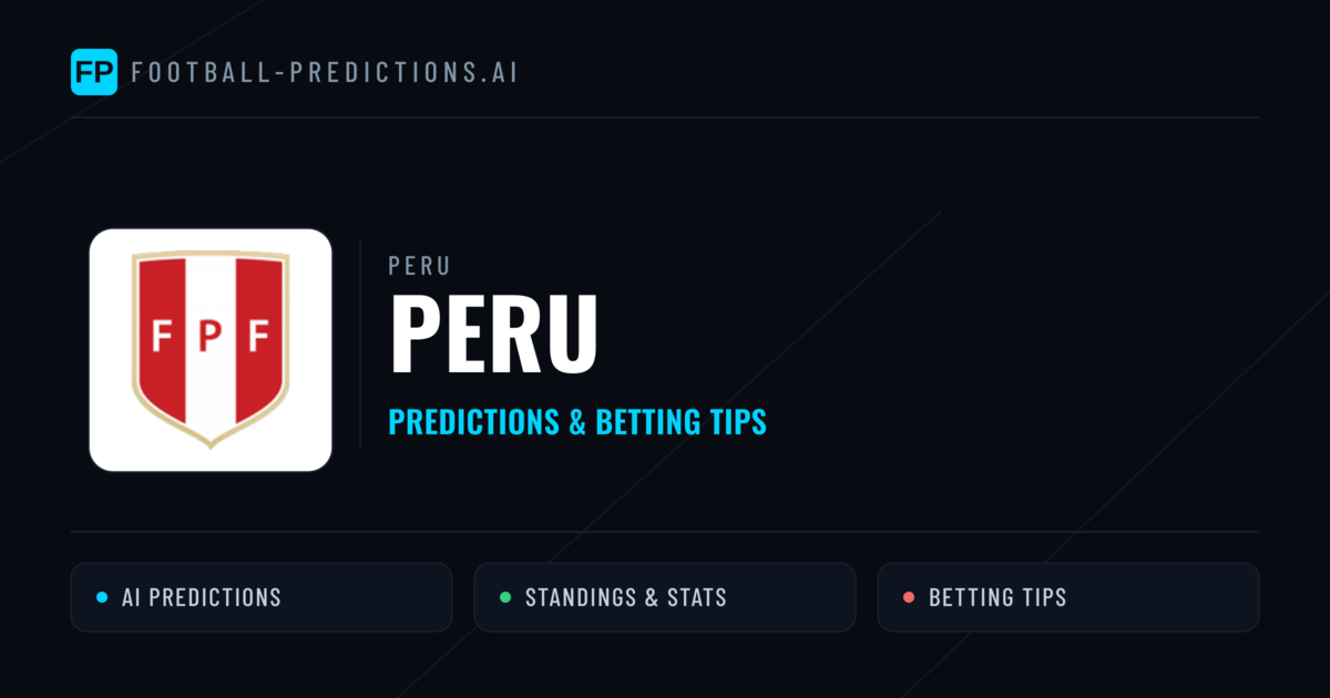 Peru Predictions & Stats