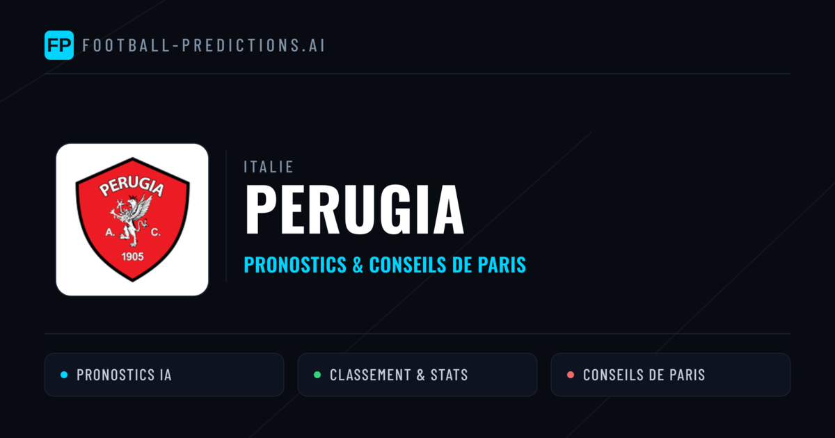 Perugia Pronostics & Statistiques