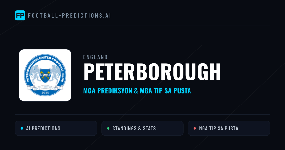 Peterborough Predictions & Stats