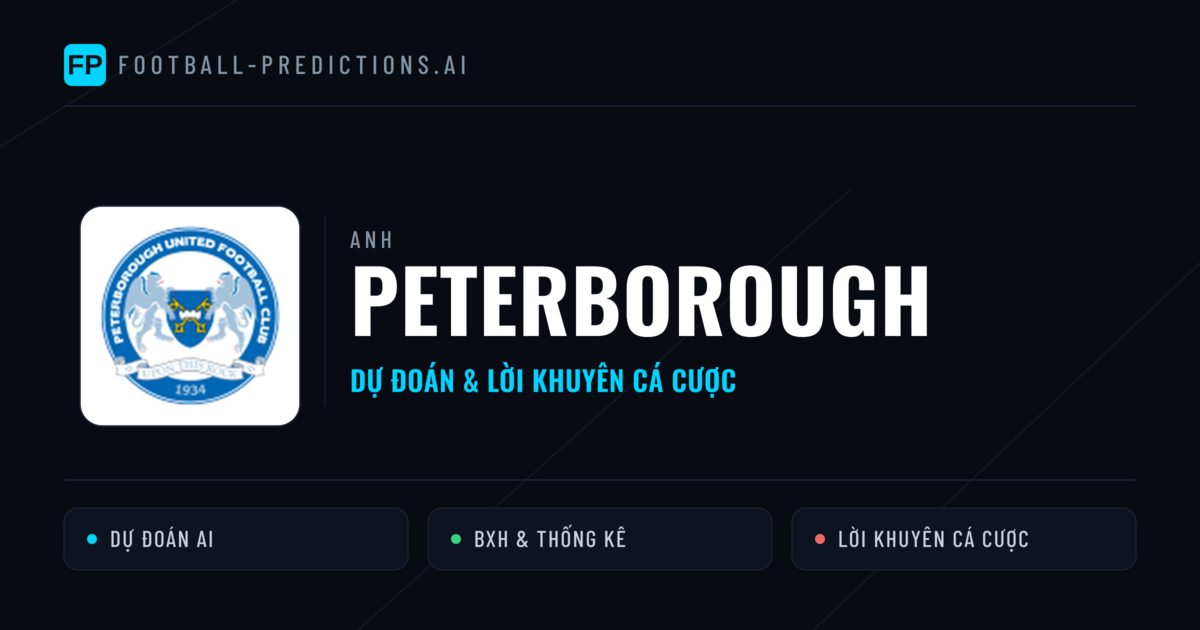 Peterborough Dự đoán & Thống kê