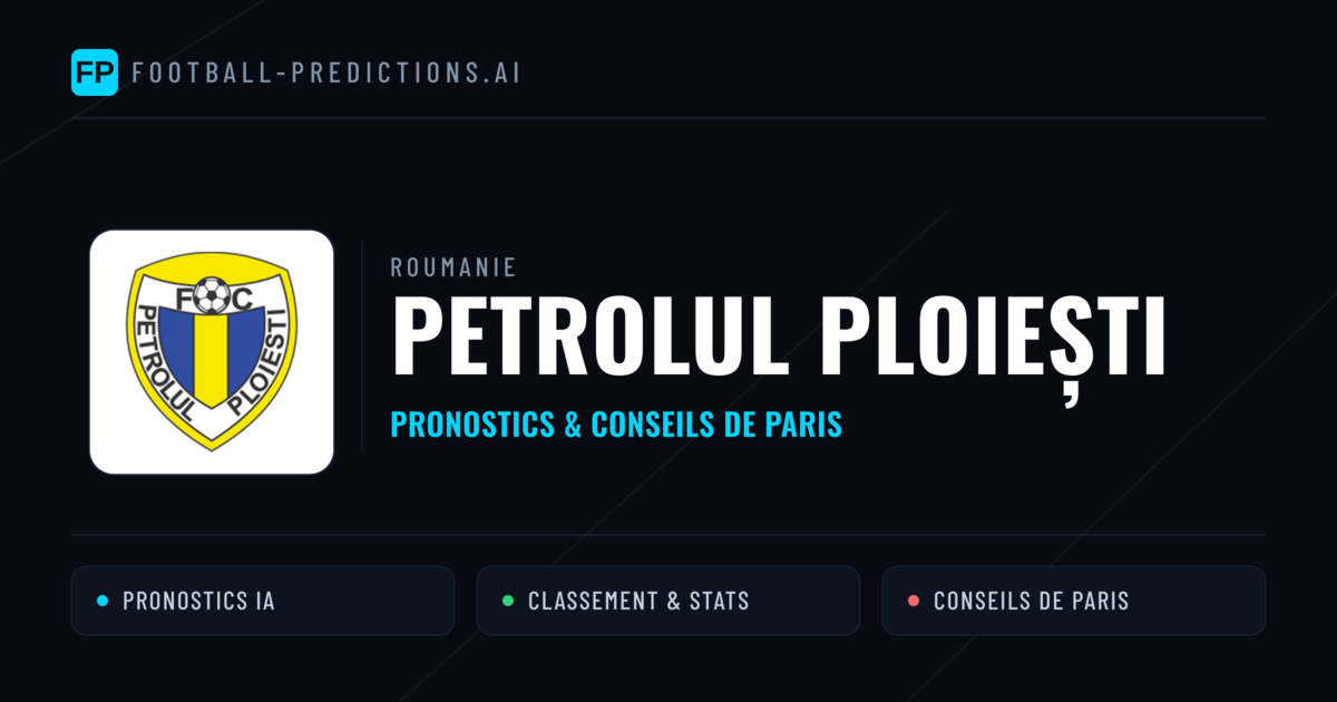 Petrolul Ploiești Pronostics & Statistiques