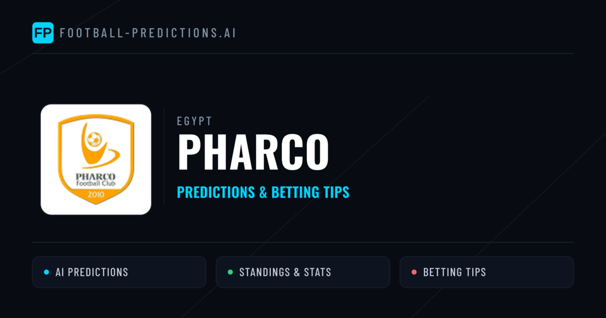Pharco Predictions & Stats