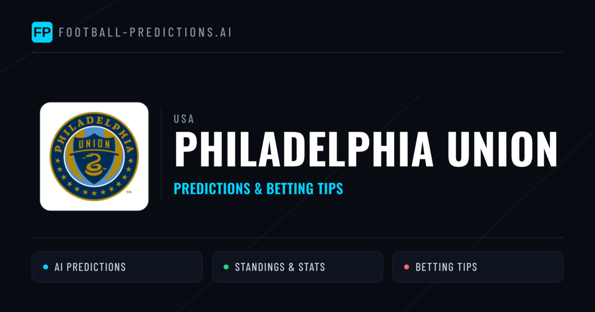 Philadelphia Union Predictions & Stats