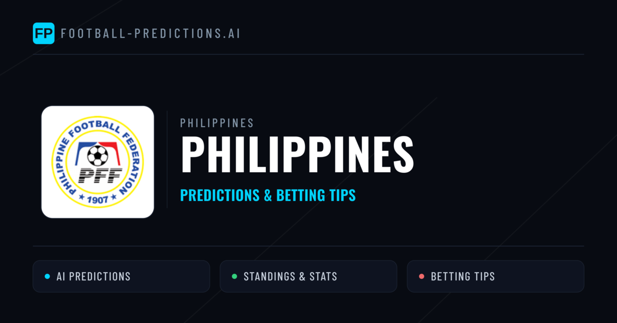 Philippines Predictions & Stats