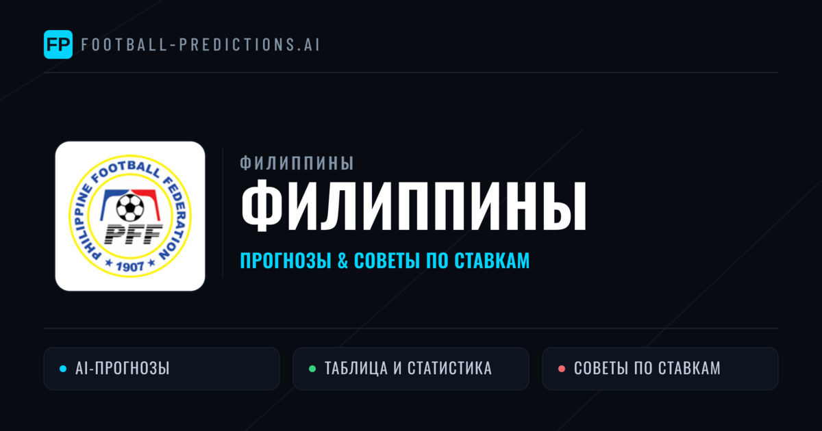 Филиппины прогнозы и статистика