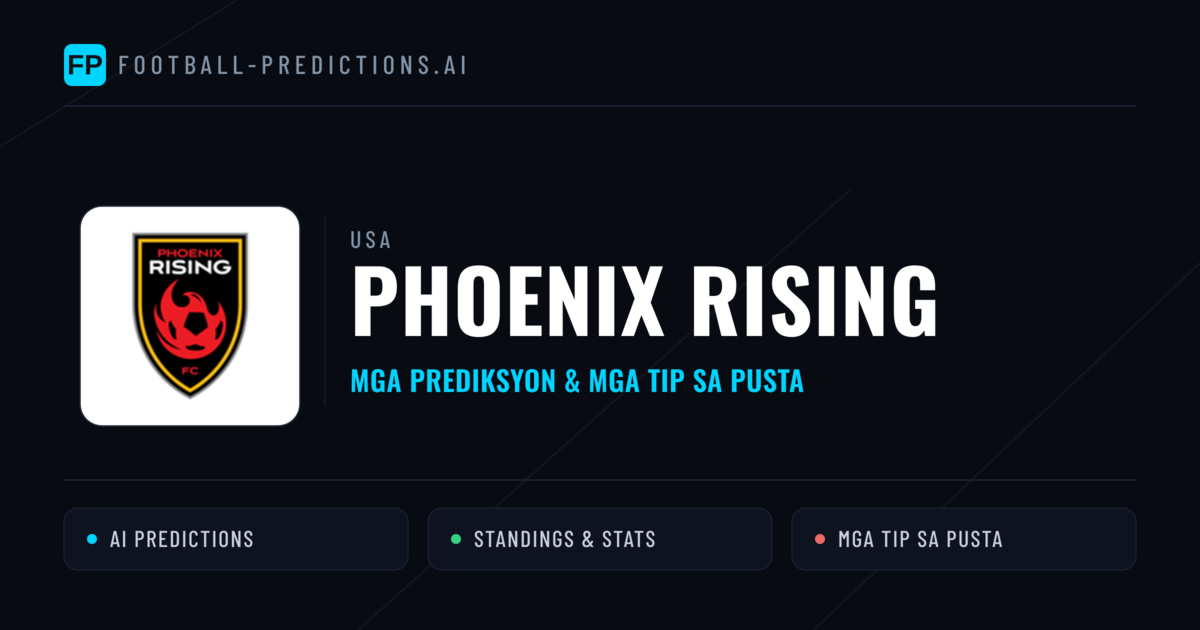 Phoenix Rising Predictions & Stats