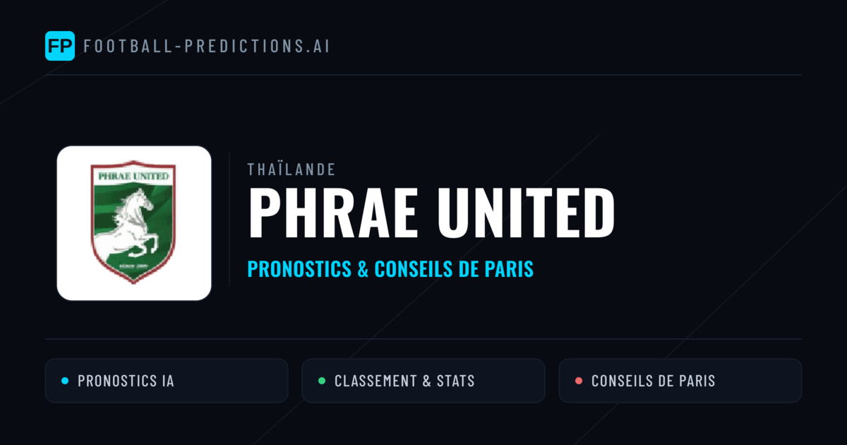 Phrae United Pronostics & Statistiques