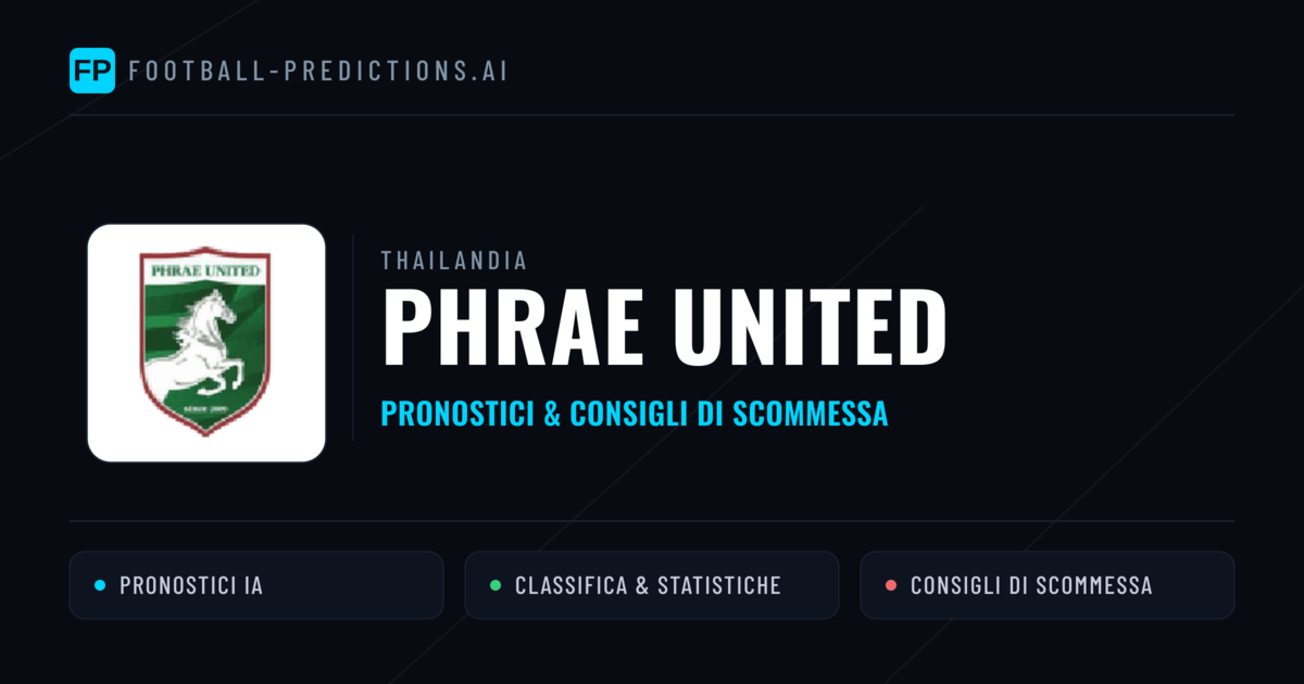 Pronostici e Statistiche Phrae United