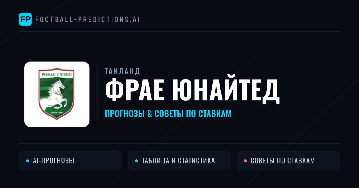 Фрае Юнайтед прогнозы и статистика
