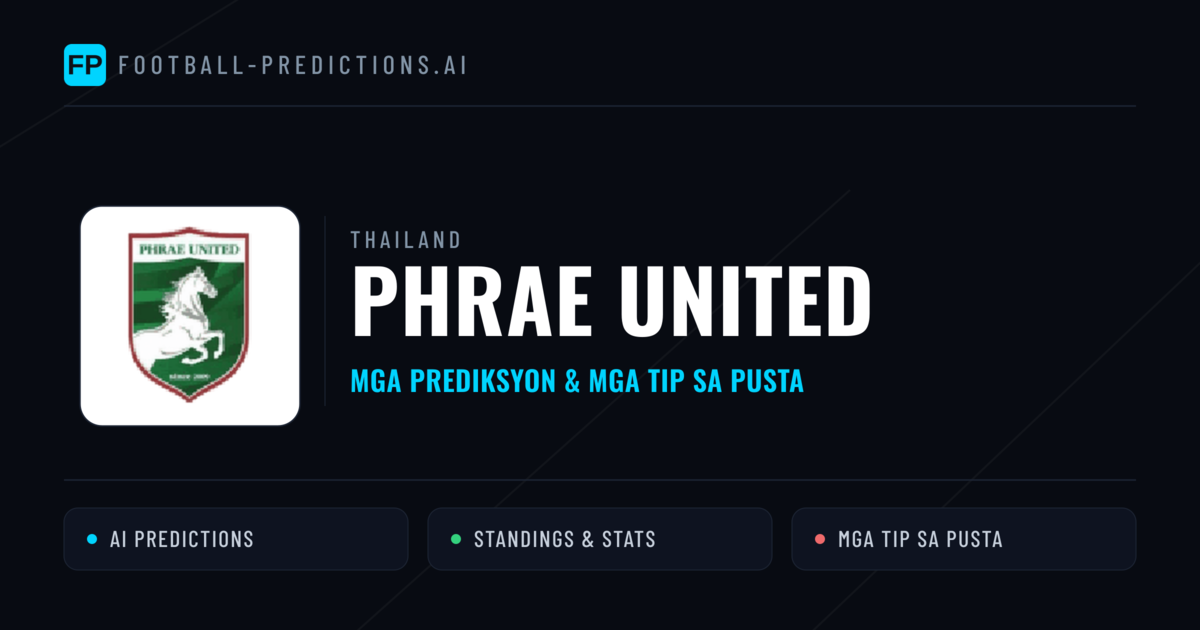 Phrae United Predictions & Stats