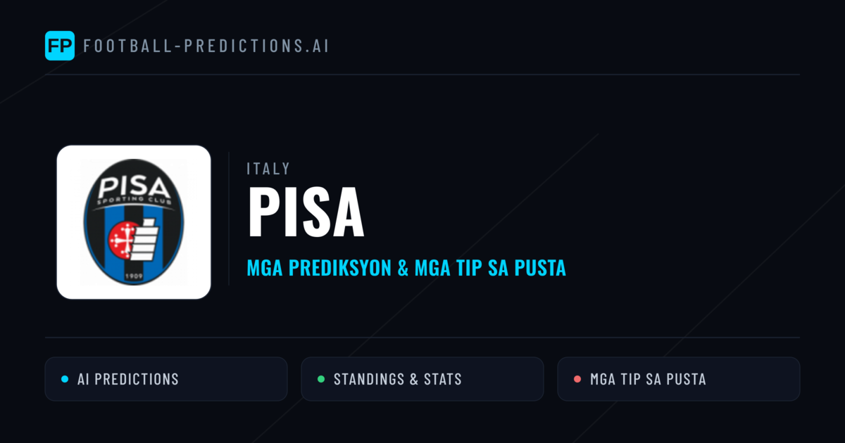 Pisa Predictions & Stats