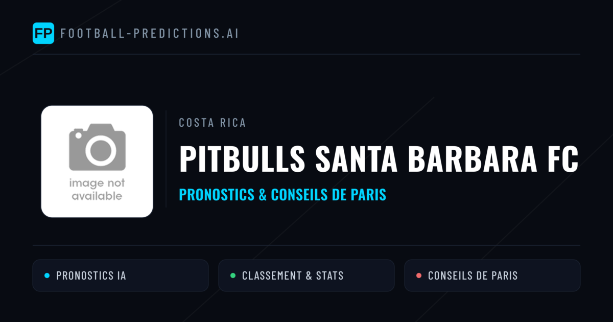 Pitbulls Santa Barbara FC Pronostics & Statistiques
