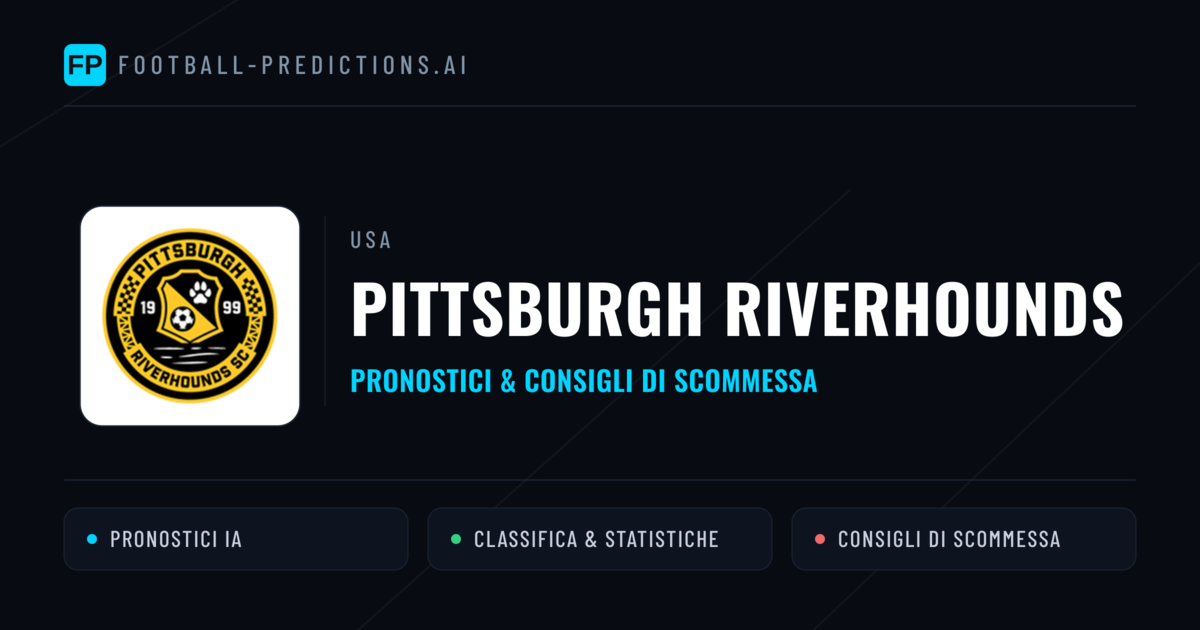 Pronostici e Statistiche Pittsburgh Riverhounds