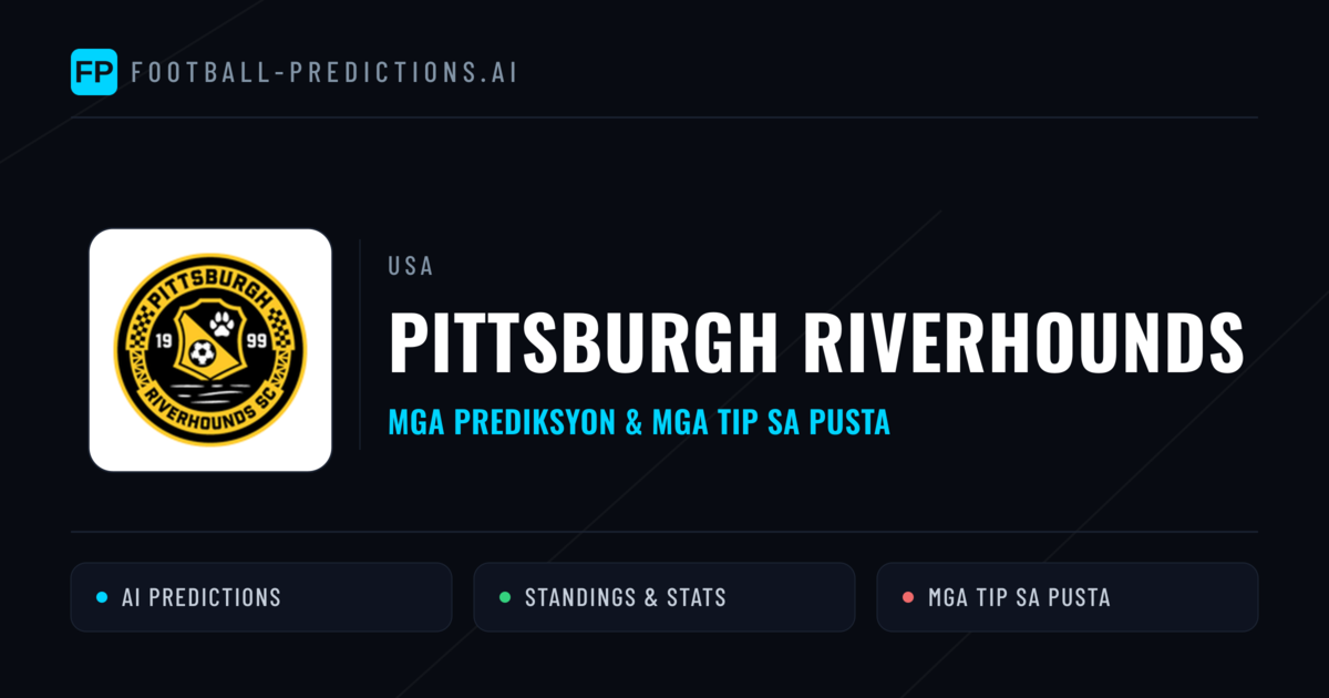 Pittsburgh Riverhounds Predictions & Stats