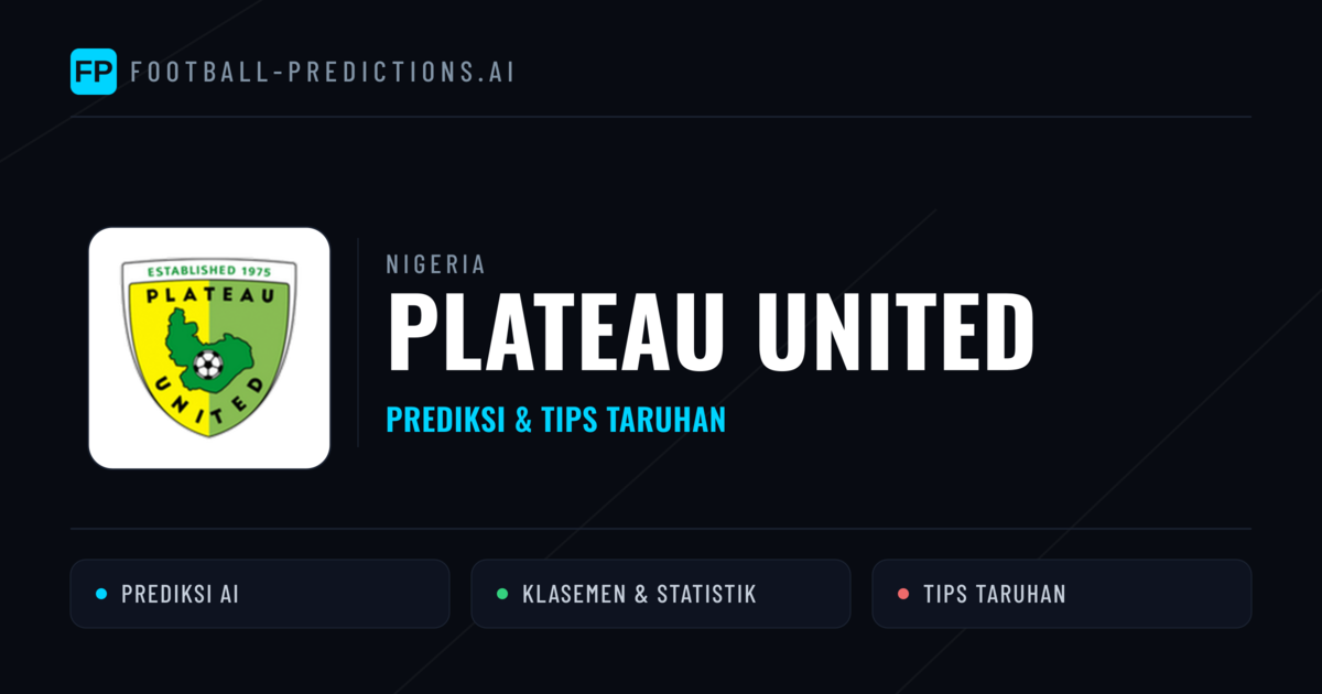 Plateau United Prediksi & Statistik Piala Dunia