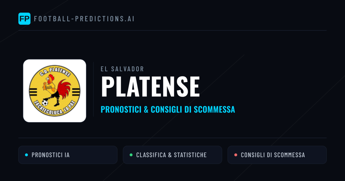 Pronostici e Statistiche Platense