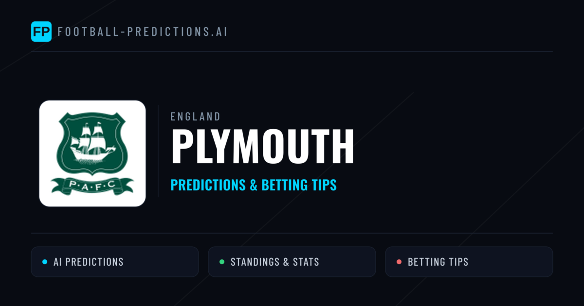 Plymouth Predictions & Stats