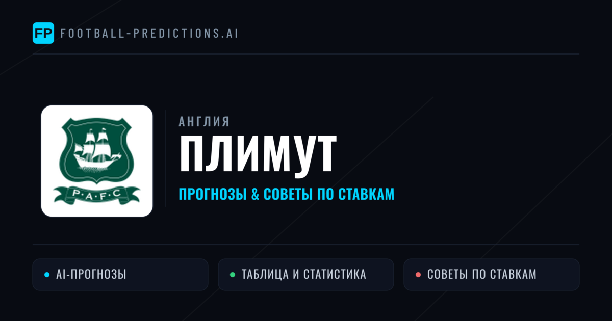 Плимут прогнозы и статистика