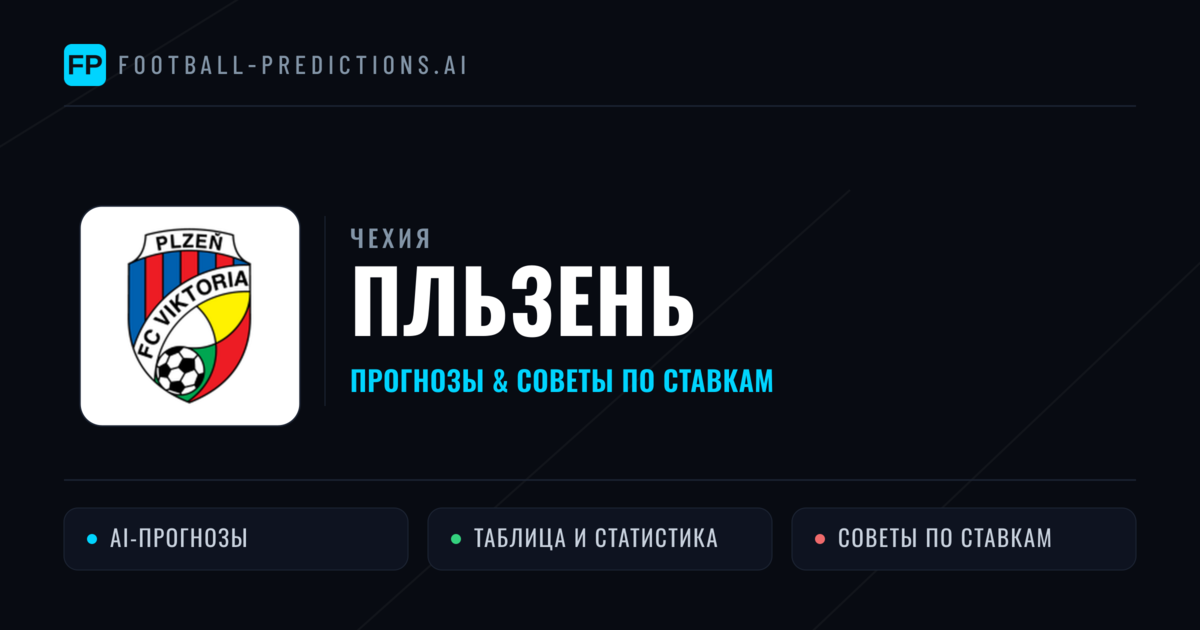 Пльзень прогнозы и статистика
