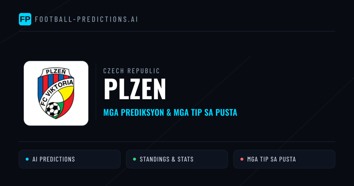 Plzen Predictions & Stats