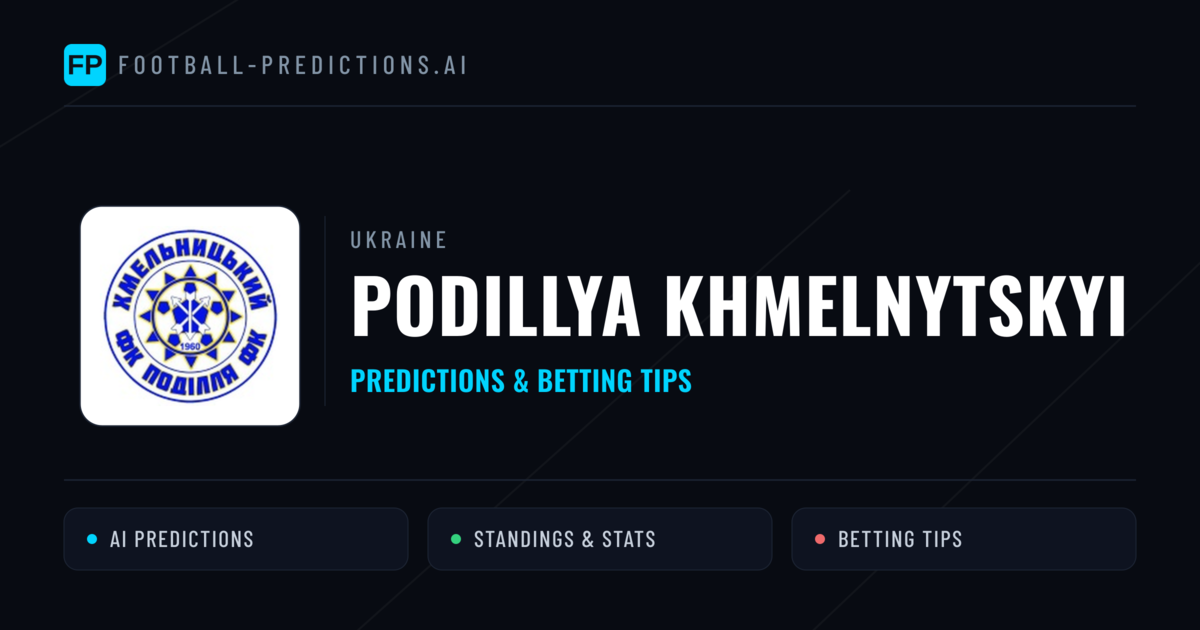 Podillya Khmelnytskyi Predictions & Stats