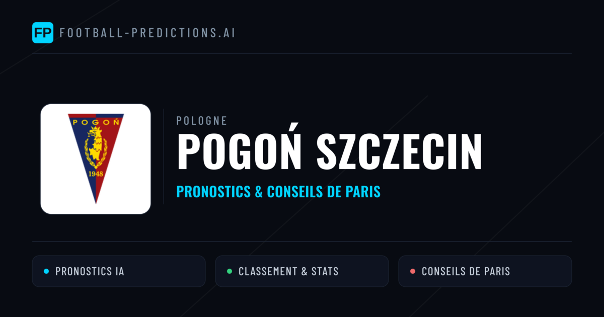 Pogoń Szczecin Pronostics & Statistiques
