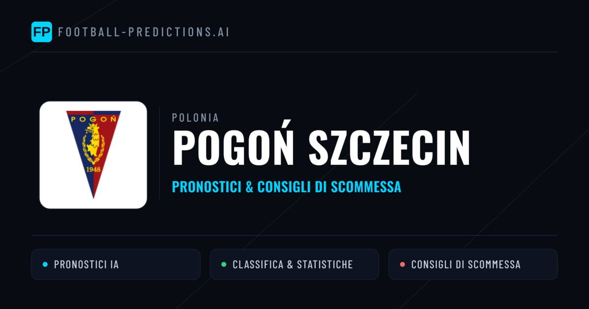 Pronostici e Statistiche Pogoń Szczecin